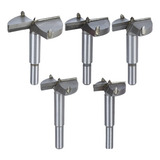 Kit 5 Fresas Brocas Forstner 35 40 45 50 60 Mm Madeira