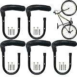 Kit 5 Gancho Suporte Bike Parede Pendurar Bicicleta Vertical