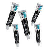 Kit 5 Gel Dental Carvão Ativado Aloe Vera Proactive 