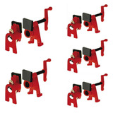 Kit 5 Grampo Sargento Para Canos 3 4 Tipo Pipe Clamp Charbs