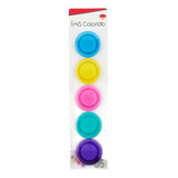 Kit 5 Imas Botton Para Painel Magnetico Fotos Geladeira 40mm