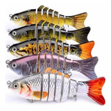 Kit 5 Isca Artificial Tucunaré Dourado Traíra 10cm C Estojo