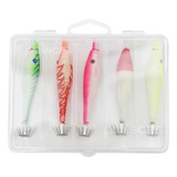 Kit 5 Iscas Artificiais Albatroz Zangarilho Com Estojo 7cm Cor