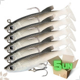 Kit 5 Iscas Artificial Tucunaré Traira Corvina Dourado Ofert Cor Chamativo Legna