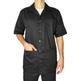 Kit 5 Jalecos Brim Uniforme Profissional Manga Curta