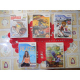 Kit 5 Jogos Wii We Ski Rapala Nerf Daisy Pilates Army Men