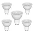 Kit 5 Lâmpada Led 4w Dicroica Mr16 Gu10 Branco Neutro 4000k Luz Branco-neutro Bivolt