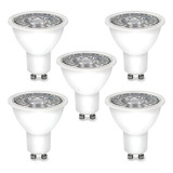 Kit 5 Lâmpada Led Dicroica Mr16 Gu10 4 8w 3000k 4000k 6500k
