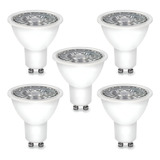 Kit 5 Lâmpada Led Dicroica Mr16 Gu10 4 8w 3000k 4000k 6500k