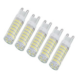 Kit 5 Lâmpada Led Halopim G9 7w Branco Quente Cor Da Luz Branco quente