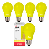 Kit 5 Lampadas Anti Inseto Led 9w Economica Previne Dengue