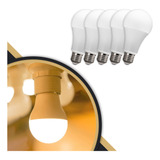 Kit 5 Lâmpadas Bulbo Led 15w Luz Amarela Empalux