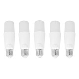 Kit 5 Lâmpadas Compacta Copo Led 9w Bivolt Branco Frio 6500k Luz Branco frio 127 220v
