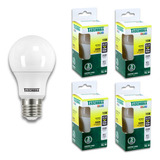 Kit 5 Lâmpadas Led 15w E27 Bivolt Bulbo Taschibra