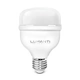 Kit 5 Lâmpadas Led Super Bulbo 20w Alta Potência Bivolt Branco Quente Lumanti