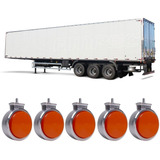 Kit 5 Lanterna Bojuda Foguinho Maria Led Cromada Amarela