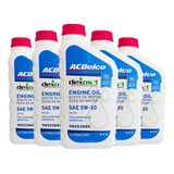 Kit 5 Litros De Óleo Sintético 5w30 Api Sp Dexos1 Gm