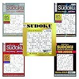 Kit 5 Livros Sudoku