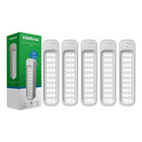 Kit 5 Luminárias De Emergência Intelbras Lea 150 Bivolt