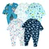 Kit 5 Macacão Estampado Pé Reversível Masculino E Feminino