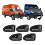 Kit 5 Maçanetas Dianteira Interna Ld Iveco Daily 2008 A 2018