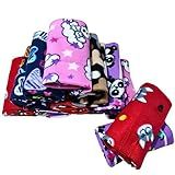 Kit 5 Mantas Soft Cobertas Para Cães E Gatos Sortido