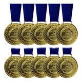 Kit 5 Medalhas Esportivas Pequenas Participação Honra Mérito