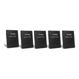 Kit 5 Memory Card 8mb Para Playstation 2 Máximo Desempenho