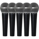 Kit 5 Microfones Dinamico