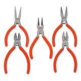 Kit 5 Mini Alicates Pescaria Artesanato Bijuteria Semi Joias