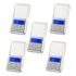 Kit 5 Mini Balança Digital De Bolso 0 1g Até 500g
