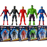 Kit 5 Mini Bonecos Heróis Marvel Vingadores All Sensons