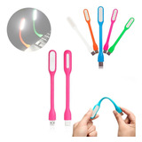 Kit 5 Mini Luminária Luz Led Abajur Notebook Usb Flexível