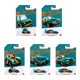Kit 5 Miniaturas Green And Gold 56 Anos Mix 2 Hot Wheels