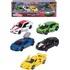 Kit 5 Miniaturas Majorette 1/64 Box Dream Cars Italy Cor Amarelo