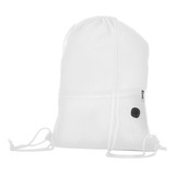 Kit 5 Mochilas Sacola Bag Polyester Branca Para Sublimação