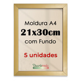 Kit 5 Moldura A4 21x30 Com
