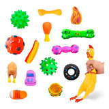 Kit 5 Mordedores Brinquedo Diversos P Cachorros Pequenos