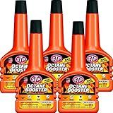 Kit 5 Octane Booster Stp Aditivo Tanque Combustível Gasolina Super Concentrado