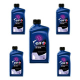 Kit 5 Óleo De Câmbio Automático Elf Renaultmatic D3 Syn
