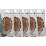 Kit 5 Orelhas Para Auriculoterapia Silicone Treino Auricular