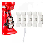 Kit 5 Organizador De Cabos Cozinha Eletrodomésticos Branco