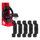 Kit 5 Organizador De Cabos Cozinha Eletrodomésticos Preto