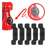 Kit 5 Organizador De Cabos Cozinha Eletrodomésticos Preto