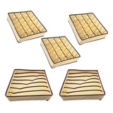 Kit 5 Organizador Meias Calcinhas Cueca Sutiãs Colmeia