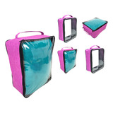 Kit 5 Organizadores Toalha Lençol Travesseiro Manta Bota