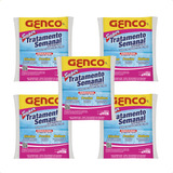 Kit 5 Oxigenco Tratamento Semanal 400g Piscina Spa Genco
