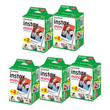 Kit 5 Pack Com 20 Filmes Fujifilm Instax Mini 100 Fotos