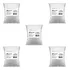 Kit 5 Pacotes Conector Rj45 Cat6 Fortrek Com 500 Peças