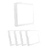 Kit 5 Painel Plafon De Led 18w Sobrepor Quadrado + Reator 110v/220v